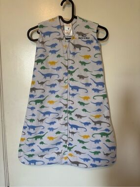 HALO Sleep Sack Wearable Blanket - Light Gray Dinosaur Print, Infant/Toddler